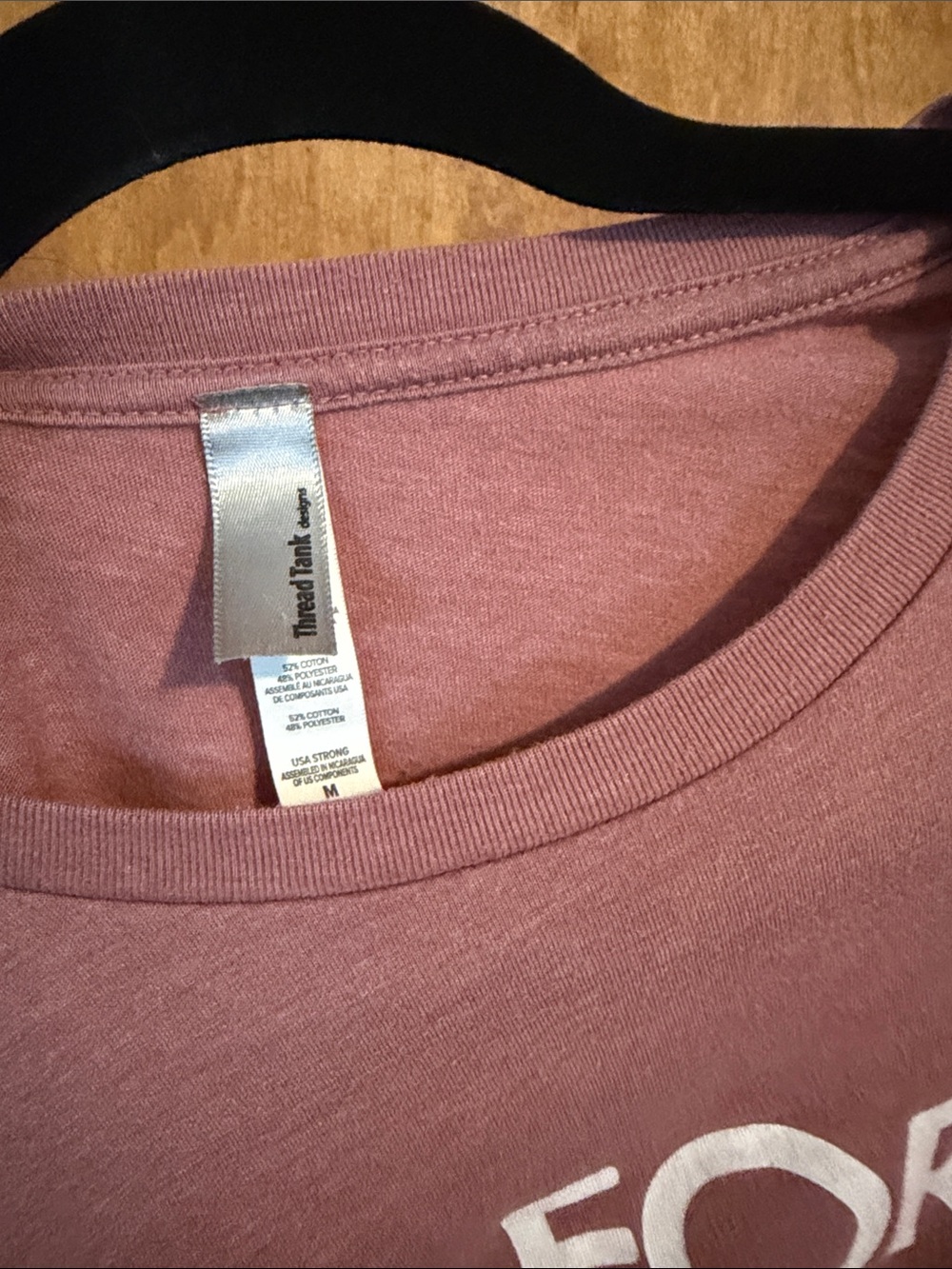 Air Force Wife Graphic Tee - Dusty Rose - Picture 4 of 4